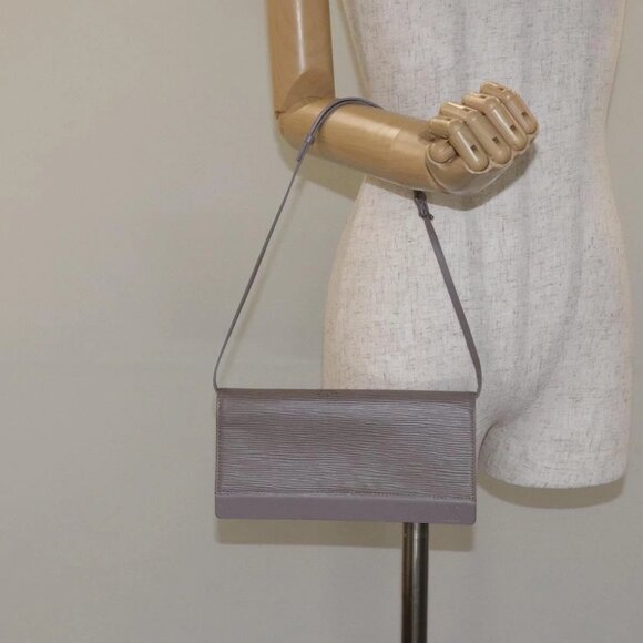 LOUIS VUITTON Epi Honfleur Clutch Bag Lilac M5273B LV Auth 129284 - Picture 3 of 16